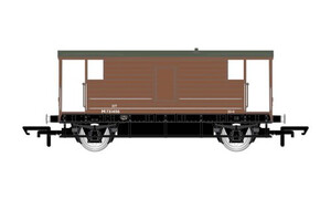 Hornby BR, D2068 20T Brake Van, M731456 - Era 4 R6909