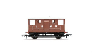 Hornby LSWR, 20T 'New Van' Goods Brake Van, 9646 - Era 2 R6911