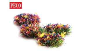 Peco 4mm Self Adhesive Grass Tufts with Flower PSG51