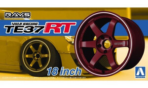 Aoshima 1/24 Volk Racing TE37RT 18inch A005302