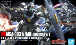 Bandai 1/144 HGUC MSA-003 Nemo (Unicorn Ver.) G5060665