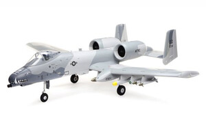 E-flite A-10 Thunderbolt II Twin 64mm EDF BNF Basic with AS3X and SAFE Select EFL011500