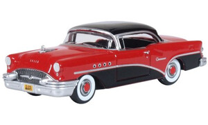 Oxford Diecast Carlsbad Black Cherokee Red Buick Century 1955 87BC55006