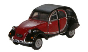 Oxford Diecast Charleston Maroon/Black Citroen 2CV NCT001