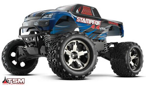 Traxxas Stampede 4X4 VXL Monster Truck Blue Edition 67086-4