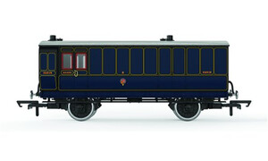 Hornby S&DJR, 4 Wheel Coach, Passenger Brake, 8 - Era 2 R40302