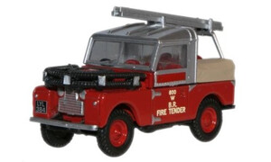 Oxford British Rail Land Rover 88 Fire Tender 76LAN188015