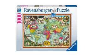 Ravensburger Around the World by Bike Puzzle 1000pc RB16995-5