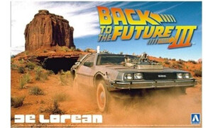 Aoshima Back To The Future Delorean From Part III And Railroad Ver. A005918