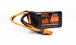 Spektrum 14.8V 450mAh 4S 30C LiPo Battery: IC2 SPMX4504SIC2