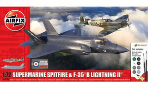 Airfix Supermarine Spitfire & F-35B Lightning II 'Then and Now' A50190