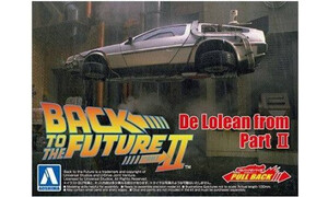 Aoshima Back To The Future Pullback Delorean From Part 2 A005476