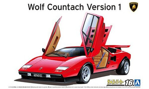 Aoshima 75 Wolf Countach Version 1 A006336