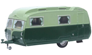 Oxford Diecast Dark Green and Sage Green Carlight Continental 76CC003