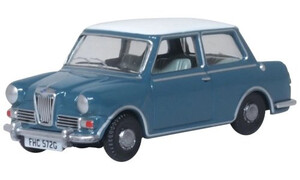 Oxford Diecast Riley Elf MKIII Persian Blue Snowberry White 76RE002