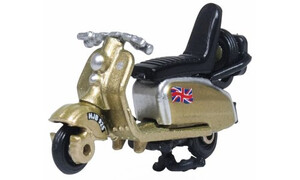 Oxford Diecast Scooter Gold 76SC004