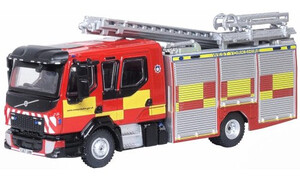 Oxford Diecast Volvo FL Emergency One Pump Ladder West Yorkshire Fire Engine 76VEO001