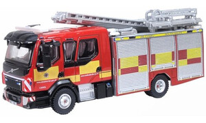 Oxford Diecast Volvo Fl Emergency One Pump Ladder South Wales Fire & R 76VEO002