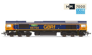 Hornby GBRf, Class 66, Co-Co, 66754 'Northampton Saints' - Era 11 (Sound Fitted) R30353TXS