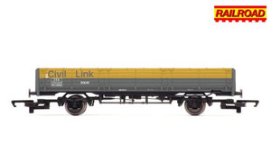 Hornby RailRoad Civil Link, 'ZDA' 45 Ton Open 'Squid' Wagon, 100065 - Era 8 R60230