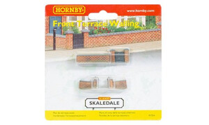 Hornby Front and Left Hand Victorian Terrace House Garden Wall R7354