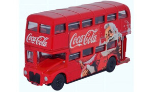 Oxford Routemaster Coca Cola Xmas 76RM114CC