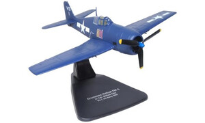 Oxford Diecast Grumman Hellcat F6F-5 Lt.Cdr.Willard E. Eder. US Navy 1945 AC119