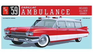 AMT Models 1959 Cadillac Ambulance w/Gurney AMT1395