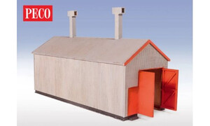 Peco Corrugated Iron Engine Shed LK220