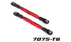 Traxxas 73mm Rear Camber Links Red-Anodized 3644R