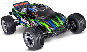 Traxxas Rustler 2WD BL-2S Stadium Truck - Green 37354-4GRN