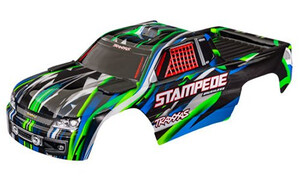 Traxxas Green Stampede Clipless Body 3620-GRN