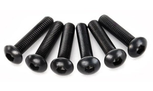 Traxxas 3x14mm Button-Head Machine Screws 6 Pack 2593