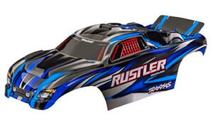 Traxxas Rustler Blue Clipless Body 3721-BLUE