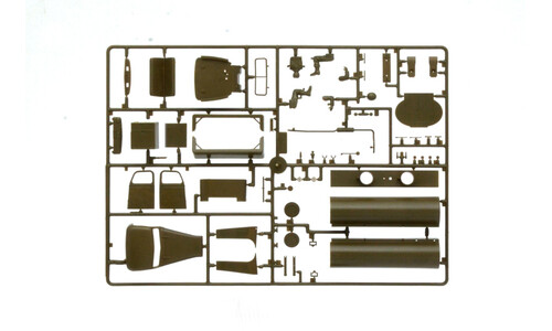 Italeri 2 ½ Ton, 6x6 Water Tank Truck Plastic Model Kit 0201S