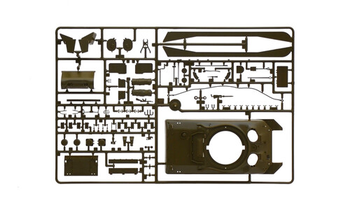 Italeri M4A1 SHERMAN Plastic Model Kit 0225S