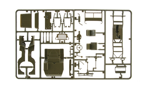 Italeri WILLYS MB JEEP Plastic Model Kit 0314S