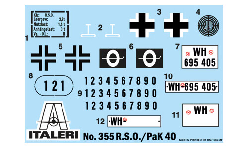 Italeri RSO with PAK40 0355 Decals