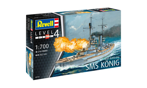 05157 WWI Battleship SMS KÖNIG