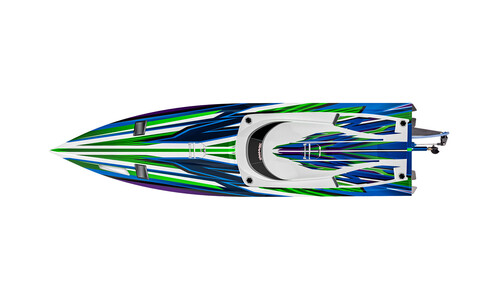 Traxxas Spartan SR 6S Brushless RC Boat 103076-4 Green-Top