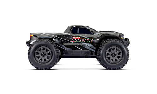 Traxxas Mini Maxx BL-2S Black Edition 107154-1BLK Side