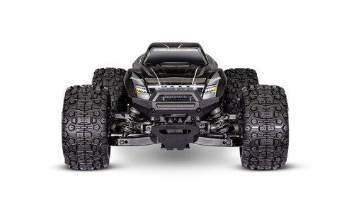 Traxxas Mini Maxx BL-2S Black Edition 107154-1BLK Front