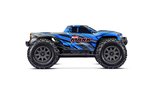 Traxxas Mini Maxx BL-2S Blue Edition 107154-1BLU Side