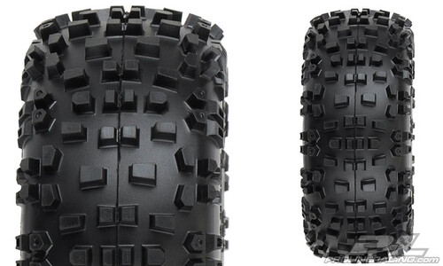 Pro-Line Racing Badlands 2.8" (Traxxas Style Bead) All Terrain Tires Mounted 1173-12