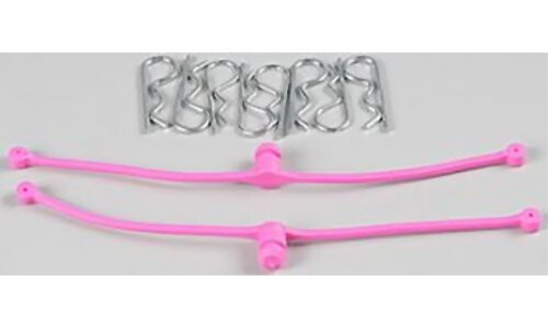 DUBRO Body Klip Retainers (Pink)