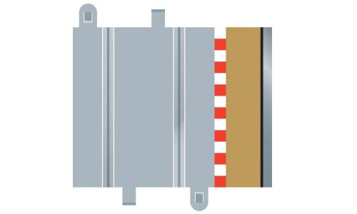 Scalextric Borders Half Straight