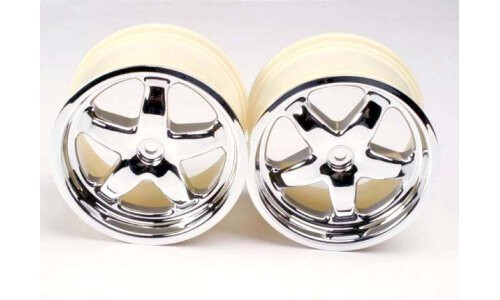 Traxxas Wheels, T-Maxx (chrome) (2)