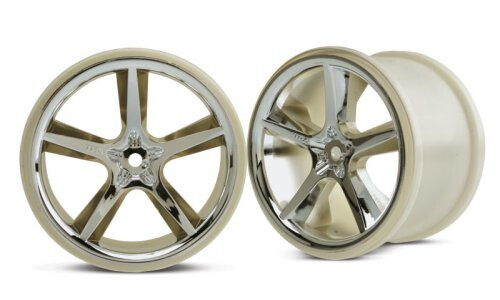 Traxxas GEMINI 3.8'' Chrome Wheels,