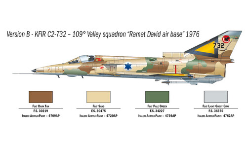 Italeri 1408 KFIR C.2