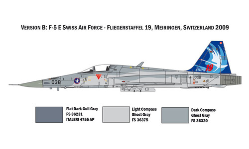 Italeri F-5E Swiss Air Force 1420 V2